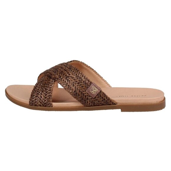 Draper James Women's Raffia Sandal, Brown - Picture 3 of 6